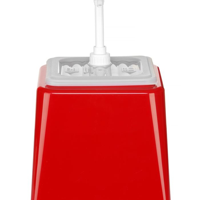 Distributeur de sauces avec pompe,  ,  2,  Rouge - restauration professionnel de qualité
