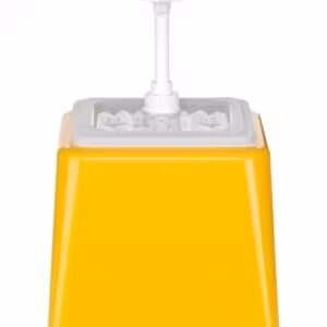 Distributeur de sauces avec pompe,  ,  2,  Jaune - équipement professionnel de qualité