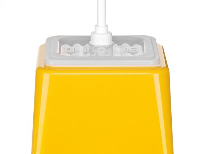 Distributeur de sauces avec pompe, , 2, Jaune - équipement professionnel de qualité