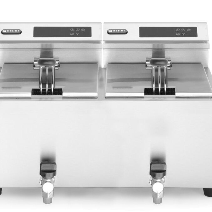 Friteuse Profi Line avec robinet de vidange numérique - ... - professionnel professionnel de qualité