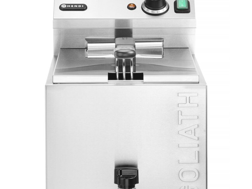 Friteuse avec robinet de vidange - équipement professionnel de qualité