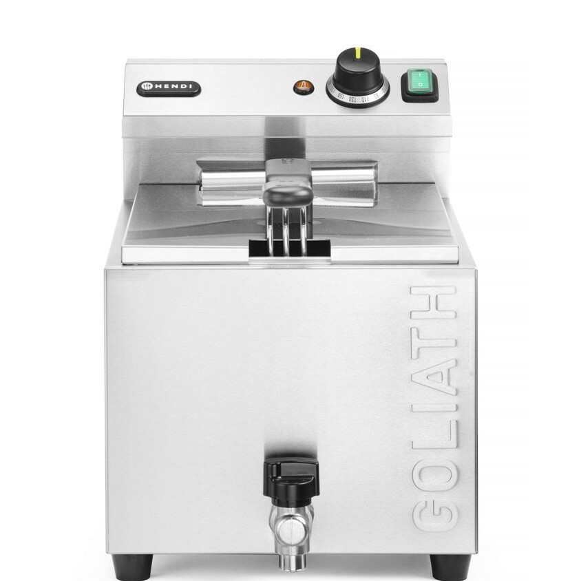 Friteuse avec robinet de vidange - équipement professionnel de qualité