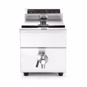 Friteuse à induction avec robinet de vidange - 8 l,  ,  ... - cuisine professionnel de qualité
