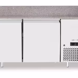 Saladette pizza avec plan de travail en granit,  2 portes... - professionnel professionnel de qualité