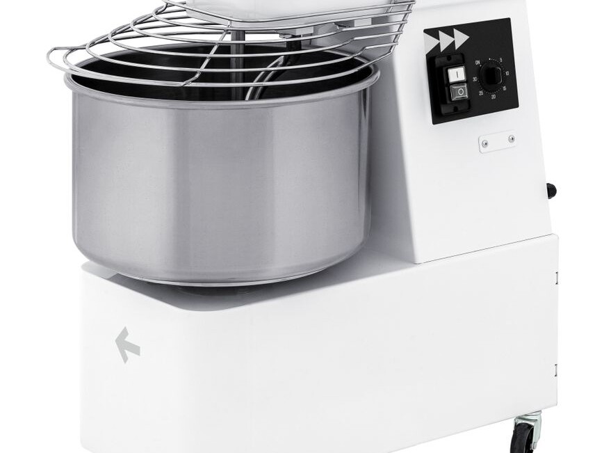 Pétrin à spirale avec cuve fixe et 2 vitesses - 48 L, ... - professionnel professionnel de qualité