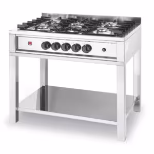 Cuisinière à gaz - 5 feux,  châssis ouvert,  ,  Kitche... - professionnel professionnel de qualité