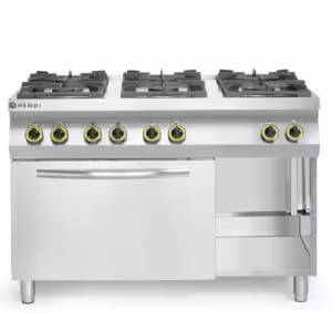 Cuisinière Kitchen Line - 6 feux avec four à convection... - cuisine professionnel de qualité