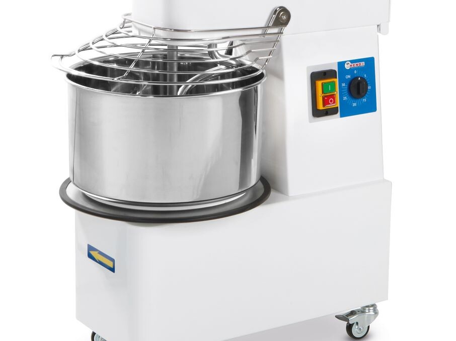 Pétrin à spirale avec tête fixe et cuve,  ,  56 kg/h - professionnel professionnel de qualité