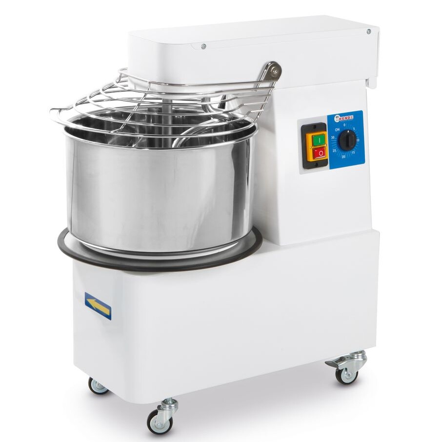 Pétrin à spirale avec tête fixe et cuve,  ,  56 kg/h - professionnel professionnel de qualité