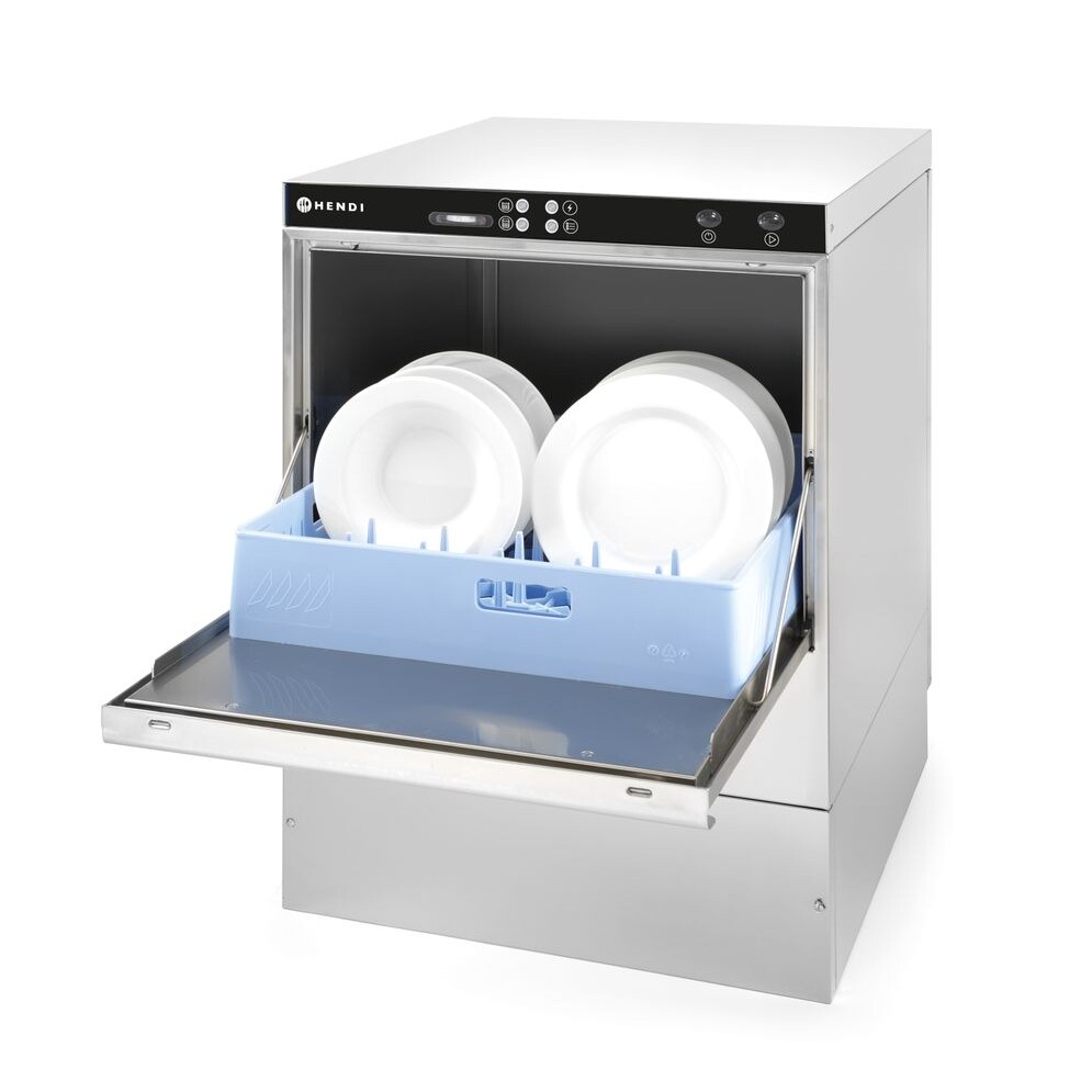 Lave-vaisselle 50x50 - contrôle électromécanique - équipement professionnel, vue détaillée