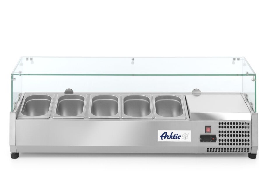 Vitrine réfrigérée, Arktic, 5x 1/4 - professionnel professionnel de qualité