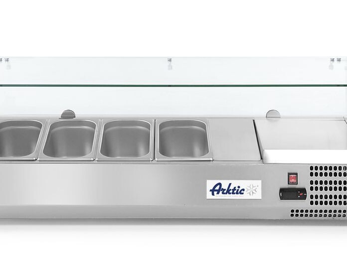 Vitrine réfrigérée 1/3,  Arktic,  4x 1/3 - équipement professionnel de qualité