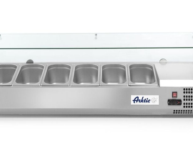 Vitrine réfrigérée 1/3,  Arktic,  6x 1/3 - professionnel professionnel de qualité
