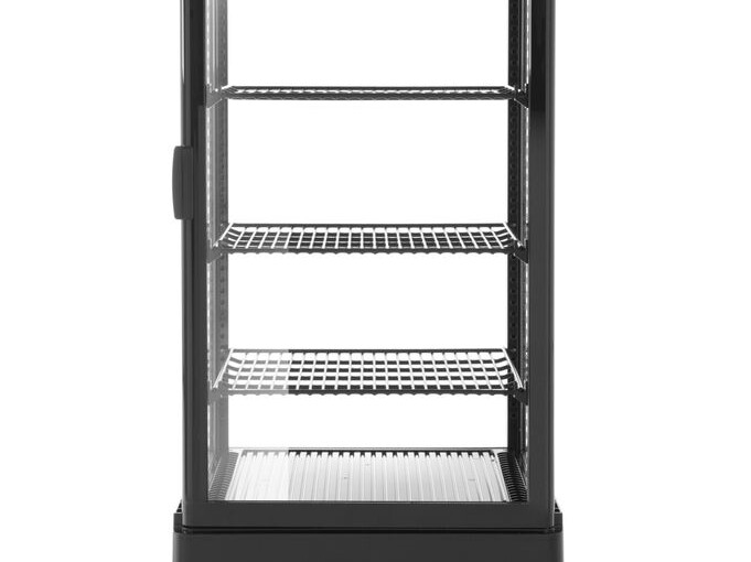 Vitrine de table grand modèle,  98 litres,  Arktic,  Noir - équipement professionnel de qualité