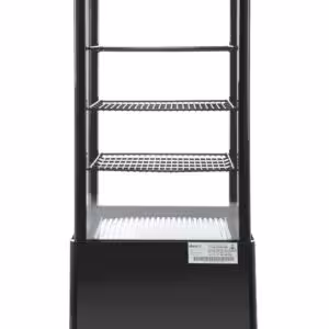 Vitrine de table,  78 litres,  Arktic,  noir - équipement professionnel de qualité