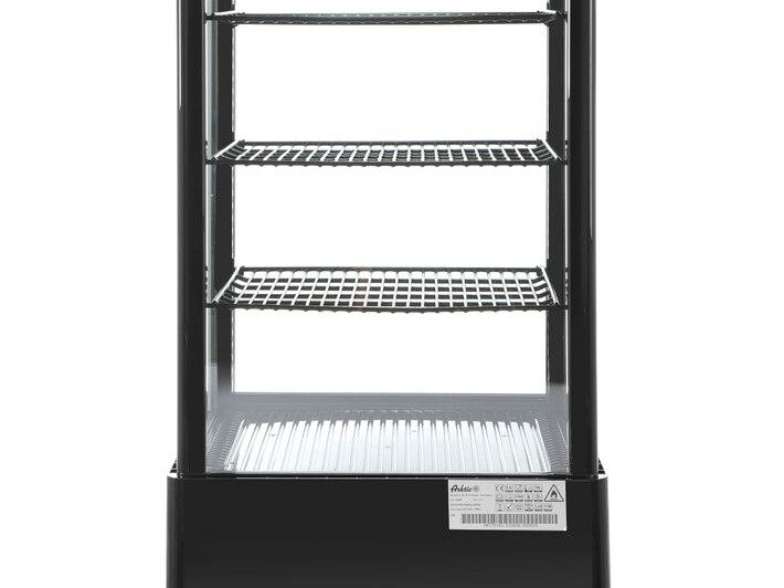 Vitrine de table,  78 litres,  Arktic,  noir - équipement professionnel de qualité