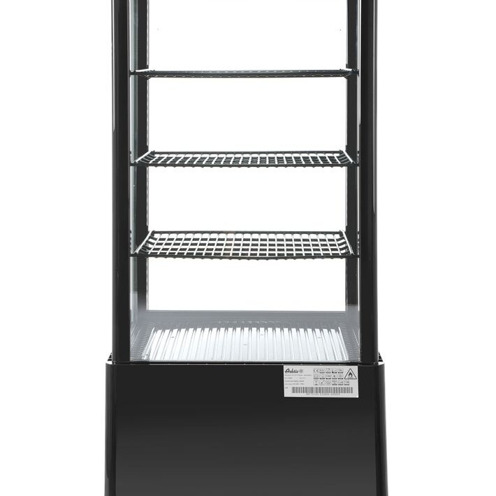 Vitrine de table,  78 litres,  Arktic,  noir - équipement professionnel de qualité
