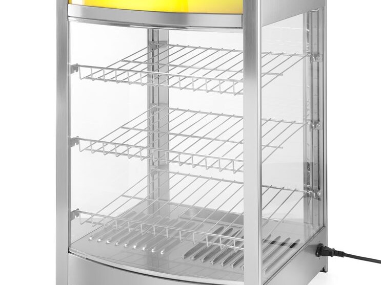 Vitrine de table chauffante,  ,  97 litres - professionnel professionnel de qualité