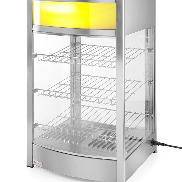 Vitrine de table chauffante,  ,  97 litres - professionnel professionnel de qualité