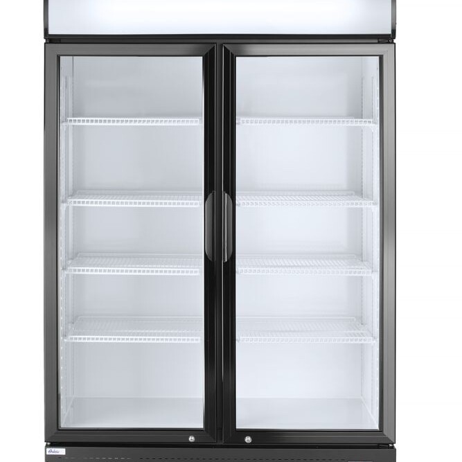 Armoire réfrigérée avec caisson lumineux,  double port... - cuisine professionnel de qualité