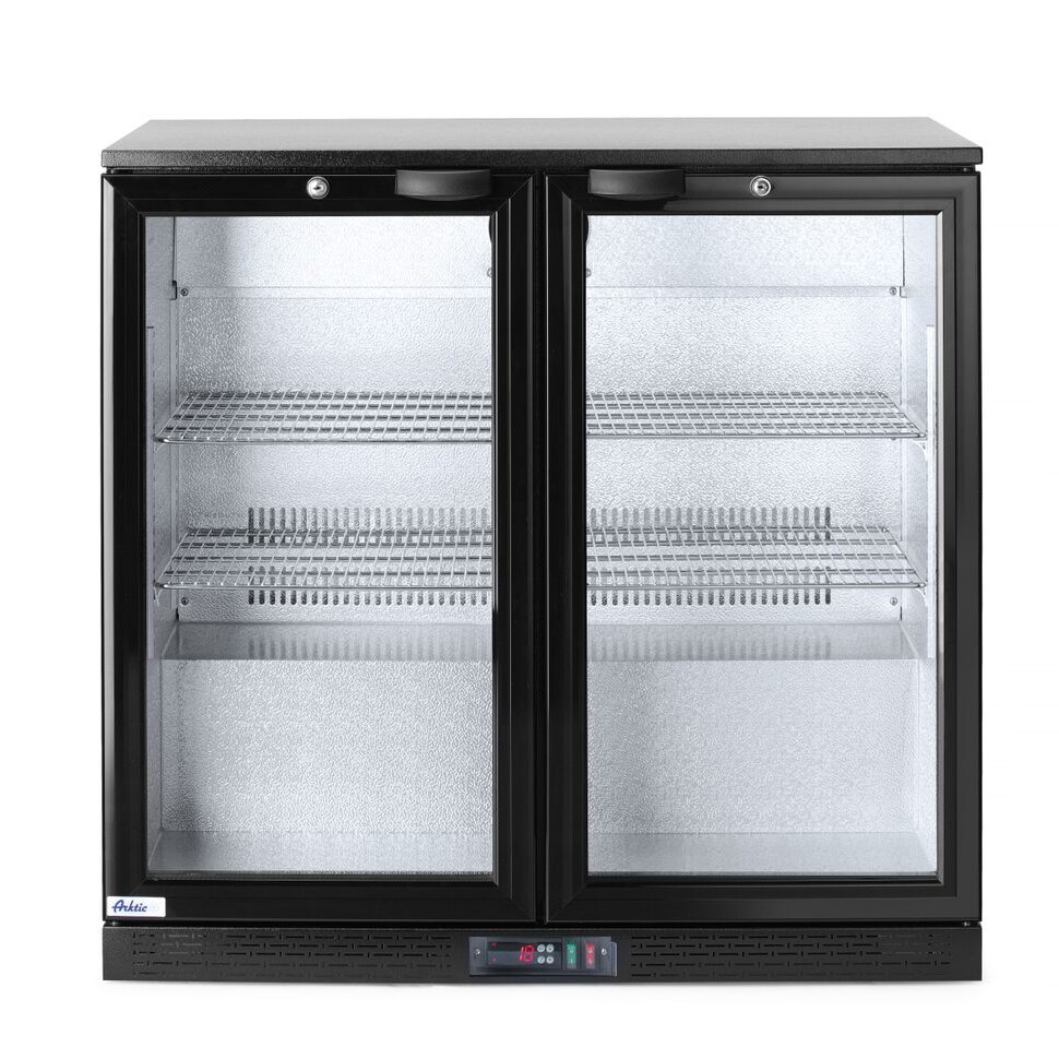 Arrière de bar double porte,  Arktic,  ,  Noir,  220- - professionnel professionnel de qualité