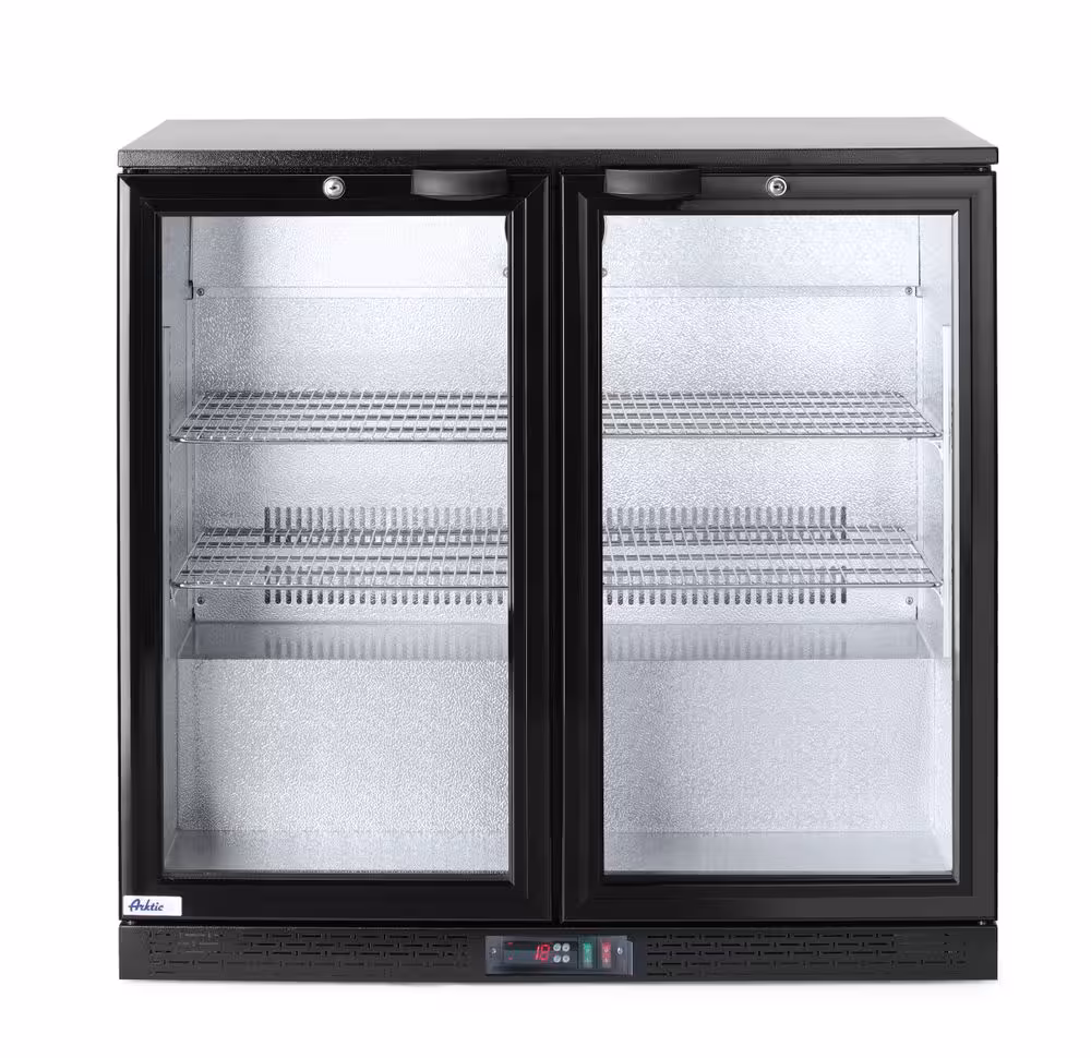 Arrière de bar double porte,  Arktic,  ,  Noir,  220- - professionnel professionnel de qualité