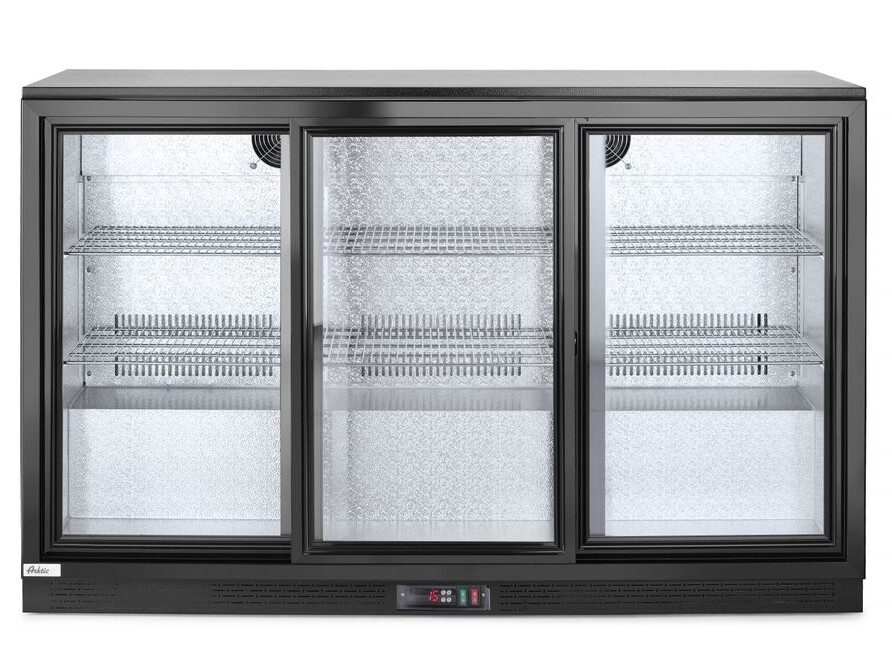 Arrière de bar avec trois portes coulissantes,  Arktic, ... - équipement professionnel de qualité