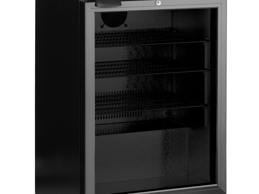 Arrière de bar simple porte , Arktic, , Noir, 220- - cuisine professionnel de qualité