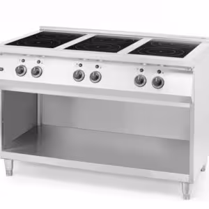 Cuisinière à induction avec 6 foyers - cuisine professionnel de qualité