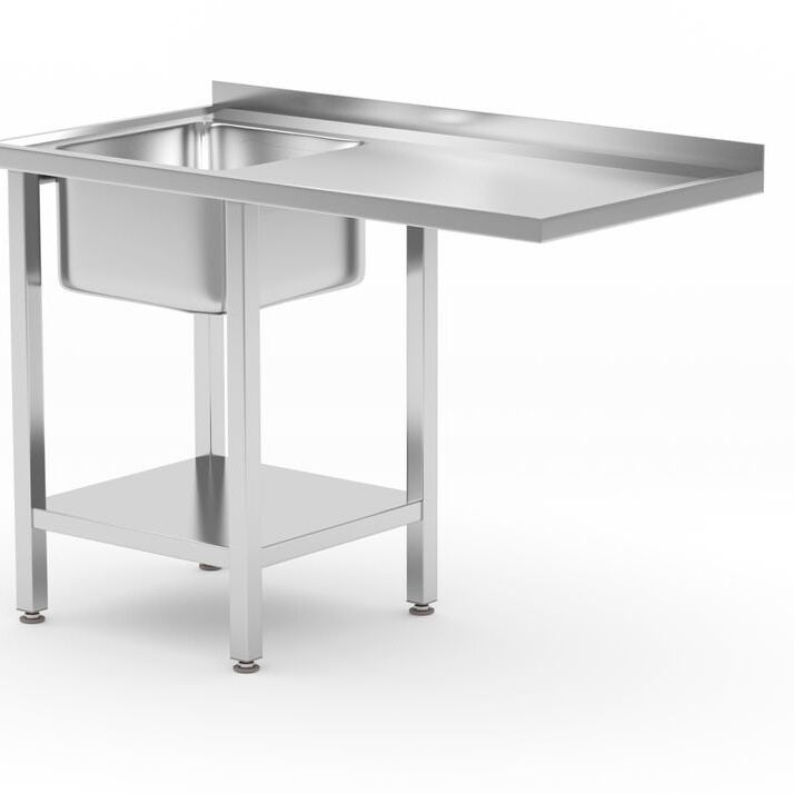 Table avec évier,  espace pour lave-vaisselle et étagè... - professionnel professionnel de qualité