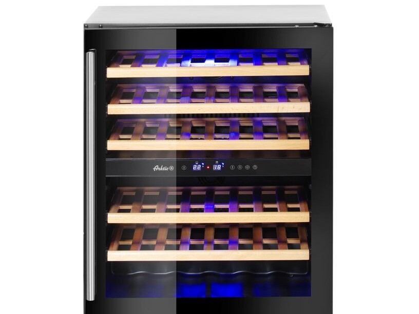 Cave à vin,  2 zones,  46 bouteilles,  Arktic,  ,  220- - cuisine professionnel de qualité