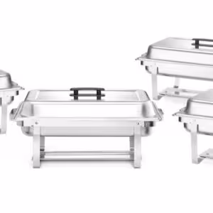 Chafing dish – set de 4,  ,  1/1,  7 - équipement professionnel de qualité