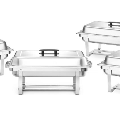 Chafing dish – set de 4,  ,  1/1,  7 - équipement professionnel de qualité