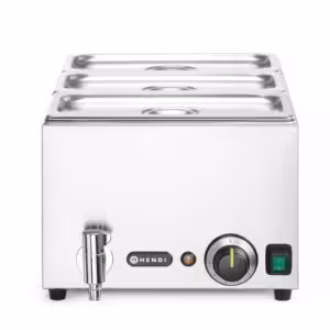 Set Bain-marie avec robinet de vidange + 3 x bac 1/3 avec... - équipement professionnel de qualité