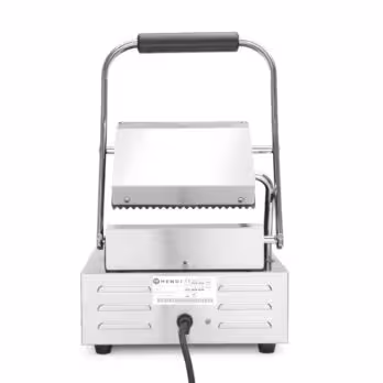 Grill de contact - modèle simple,  ,  dessus et dessous ... - cuisine professionnel, vue détaillée