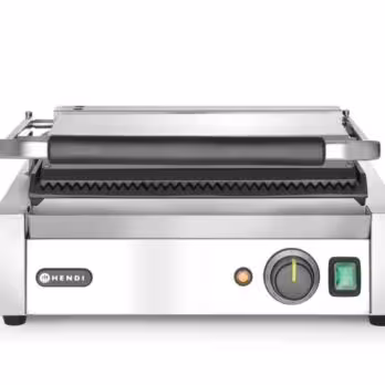 Grill de contact Panini,  ,  dessus et dessous rainurés - professionnel professionnel, vue détaillée
