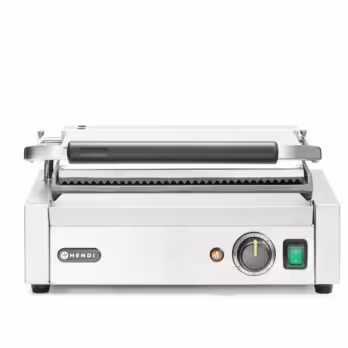 Grill de contact Panini,  ,  dessus rainuré et dessous l... - restauration professionnel, vue détaillée