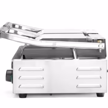 Grill de contact - modèle double,  ,  dessus et dessous ... - restauration professionnel, vue détaillée