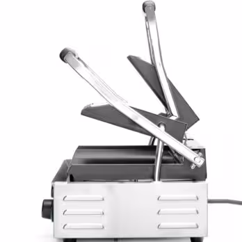 Grill de contact - modèle double,  ,  dessus et dessous ... - équipement professionnel, vue détaillée