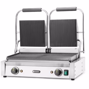 Grill de contact - modèle double,  ,  dessus et dessous ... - professionnel professionnel, vue détaillée