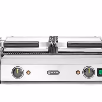 Grill de contact - modèle double,  ,  moitié lisse,  mo... - professionnel professionnel, vue détaillée