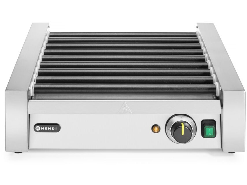 Grill roulant pour saucisses - Une zone, , 9 rouleaux - professionnel professionnel de qualité