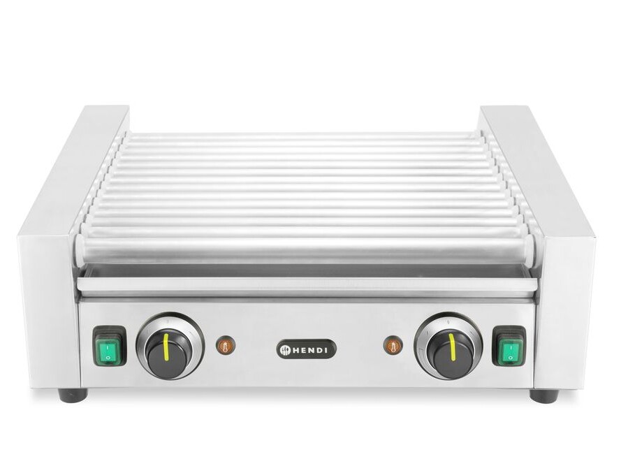 Grill roulant pour saucisses- 2 zones - équipement professionnel de qualité