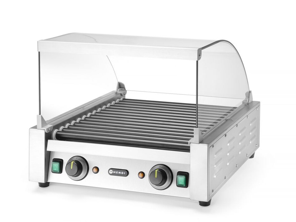 Couvercle en verre pour grill roulant pour saucisses, , ... - cuisine professionnel de qualité