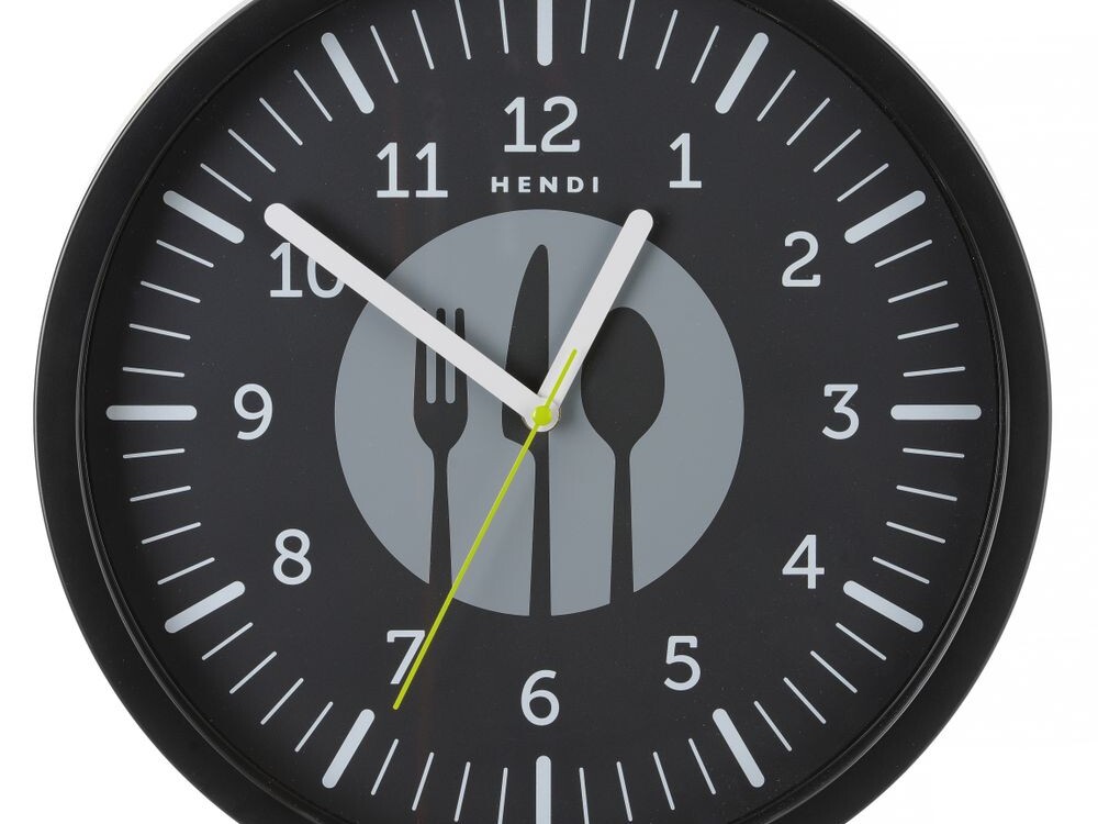 Horloge murale,  ,  designed by Robert Bronwasser,  Noir,... - cuisine professionnel de qualité