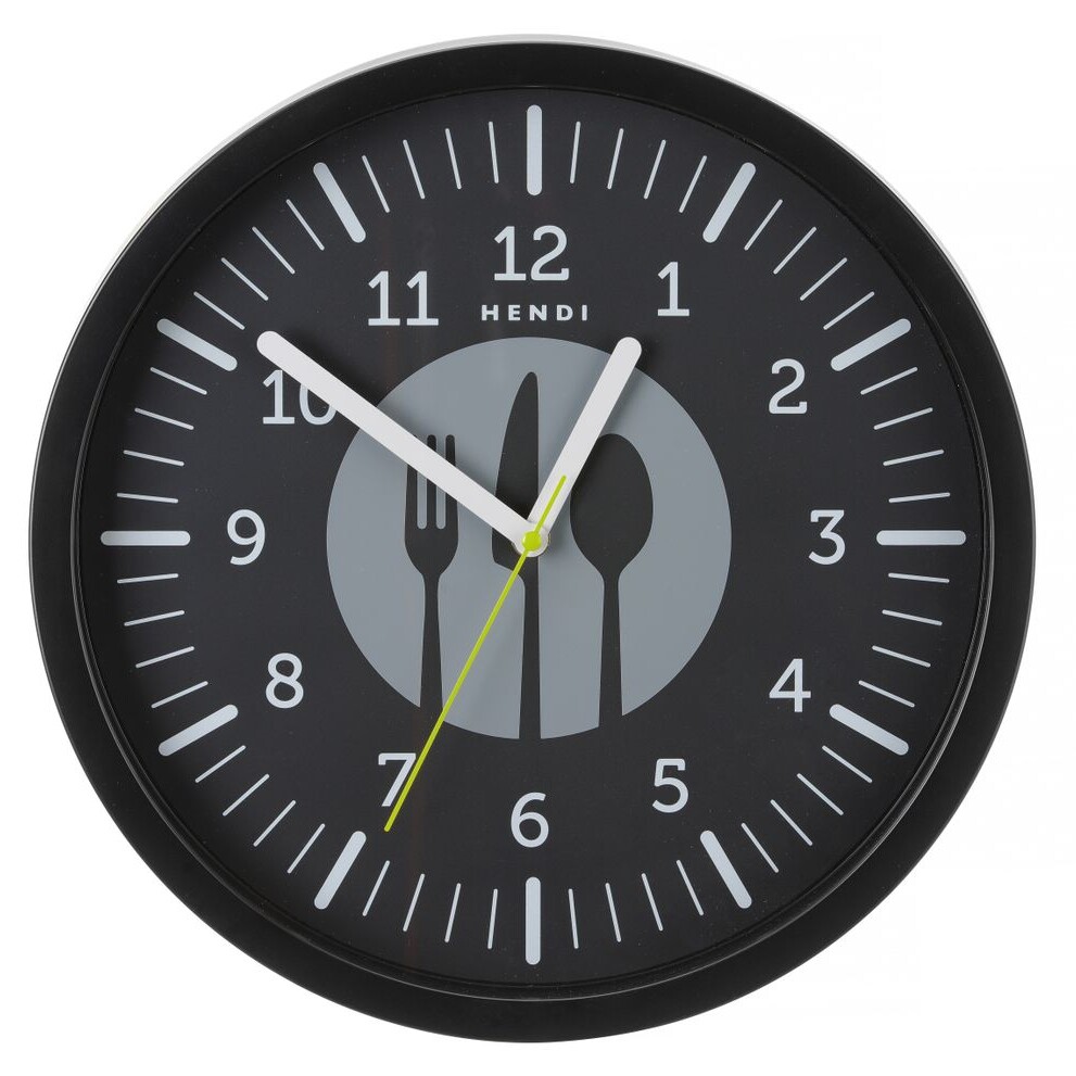 Horloge murale,  ,  designed by Robert Bronwasser,  Noir,... - cuisine professionnel de qualité