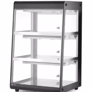Vitrine de table chauffante,  ,  Noir,  220- - équipement professionnel de qualité