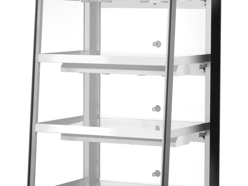 Vitrine de table chauffante,  ,  Noir,  220- - équipement professionnel de qualité