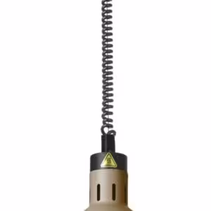 Lampe chauffante cylindrique réglable, HENDI, Beige, 230V/250W, ⌀175x(H)250mm