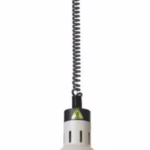 Lampe chauffante cylindrique réglable, HENDI, Blanc, 230V/250W, ⌀175x(H)250mm